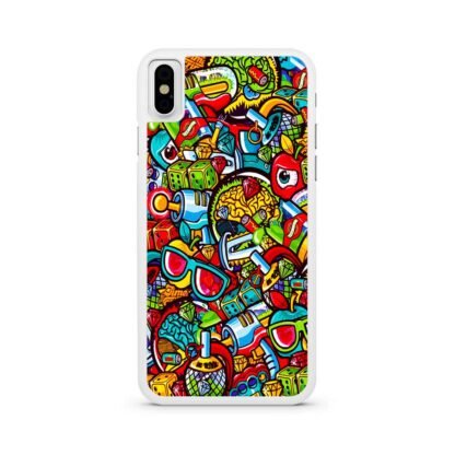 Alien Weapon Doodle iPhone X / XR / XS / XS Max Case - Image 2