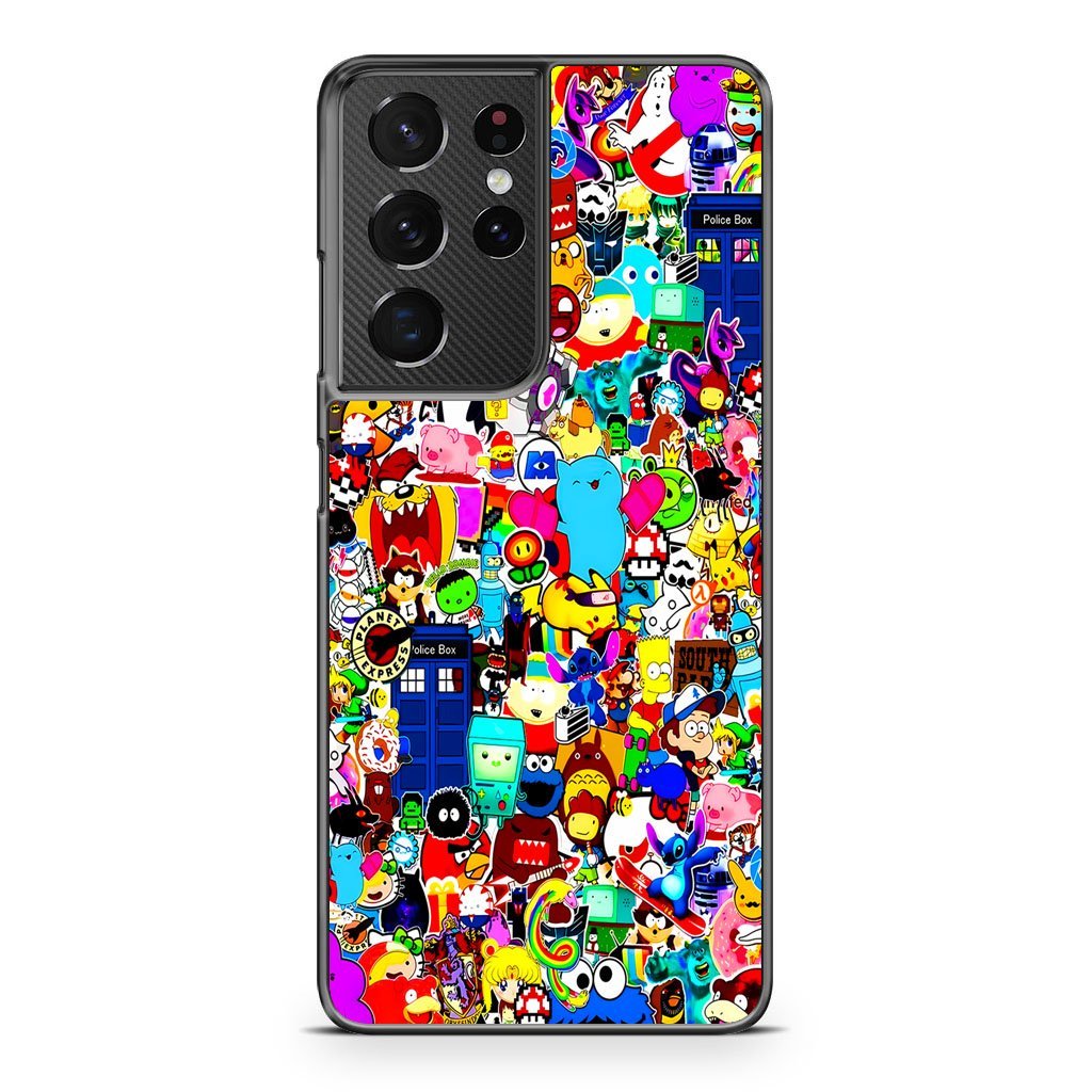 All Character Game And Movie Collage Samsung Galaxy S21 / S21 Plus / S21 Ultra / S21 FE Case