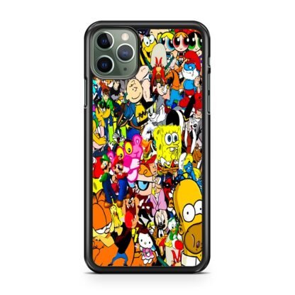 All Characters Cartoon Collage iPhone 11 / 11 Pro / 11 Pro Max Case