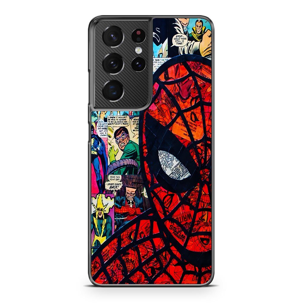 Amazing Spider Man Comic Samsung Galaxy S21 / S21 Plus / S21 Ultra / S21 FE Case