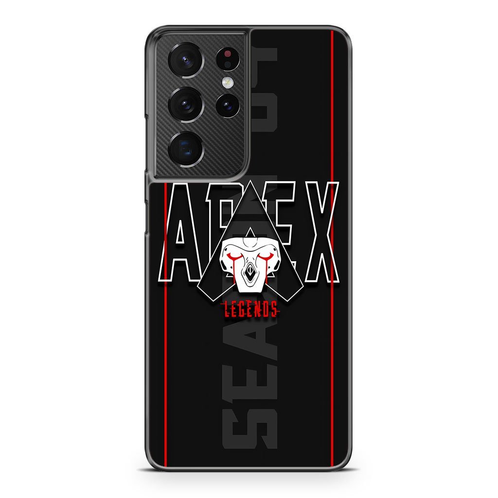 Apex Legends Black Red Cover Samsung Galaxy S21 / S21 Plus / S21 Ultra / S21 FE Case