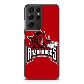 Arkansas Razorbacks Bull Logo Samsung Galaxy S21 / S21 Plus / S21 Ultra / S21 FE Case