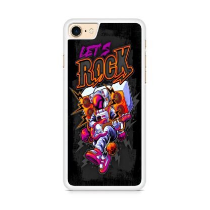 Astronaut Lets Rock iPhone 7 / 8 / SE 2020 / SE 2022 Case - Image 2