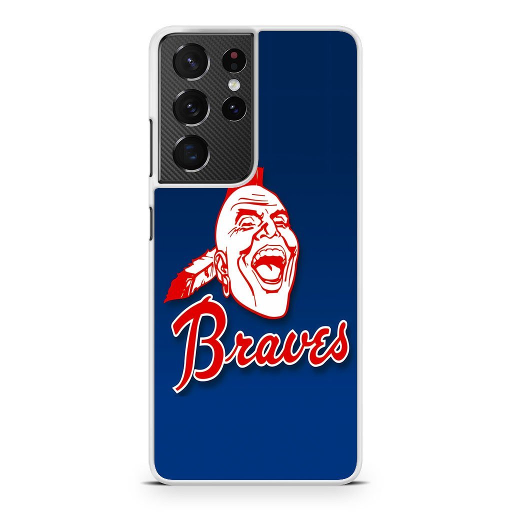 Atlanta Braves Blue Logo Samsung Galaxy S21 / S21 Plus / S21 Ultra / S21 FE Case - Image 2