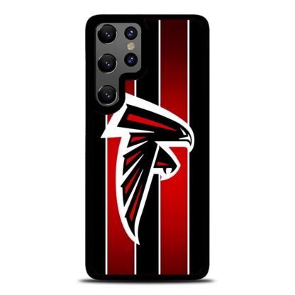 Atlanta Falcons Red Black Stripe Samsung Galaxy S25 / S25 Plus / S25 Ultra Case