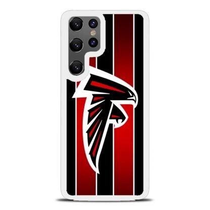 Atlanta Falcons Red Black Stripe Samsung Galaxy S25 / S25 Plus / S25 Ultra Case - Image 2