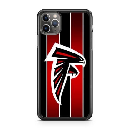 Atlanta Falcons Red Black Stripe iPhone 15 / 15 Plus / 15 Pro / 15 Pro Max Case