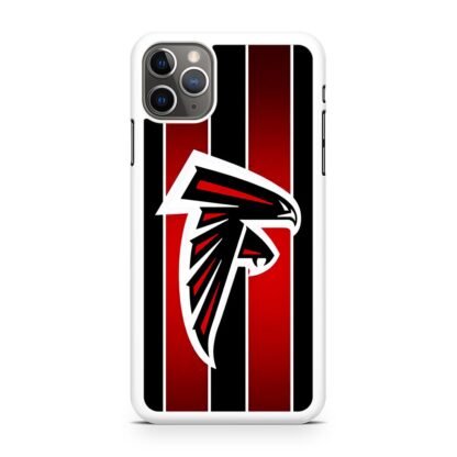 Atlanta Falcons Red Black Stripe iPhone 15 / 15 Plus / 15 Pro / 15 Pro Max Case - Image 2