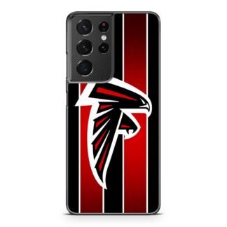 Atlanta Falcons Red Black Stripe Samsung Galaxy S21 / S21 Plus / S21 Ultra / S21 FE Case
