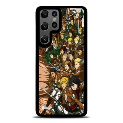 Attack On Titan All Characters Cover Samsung Galaxy S25 / S25 Plus / S25 Ultra Case