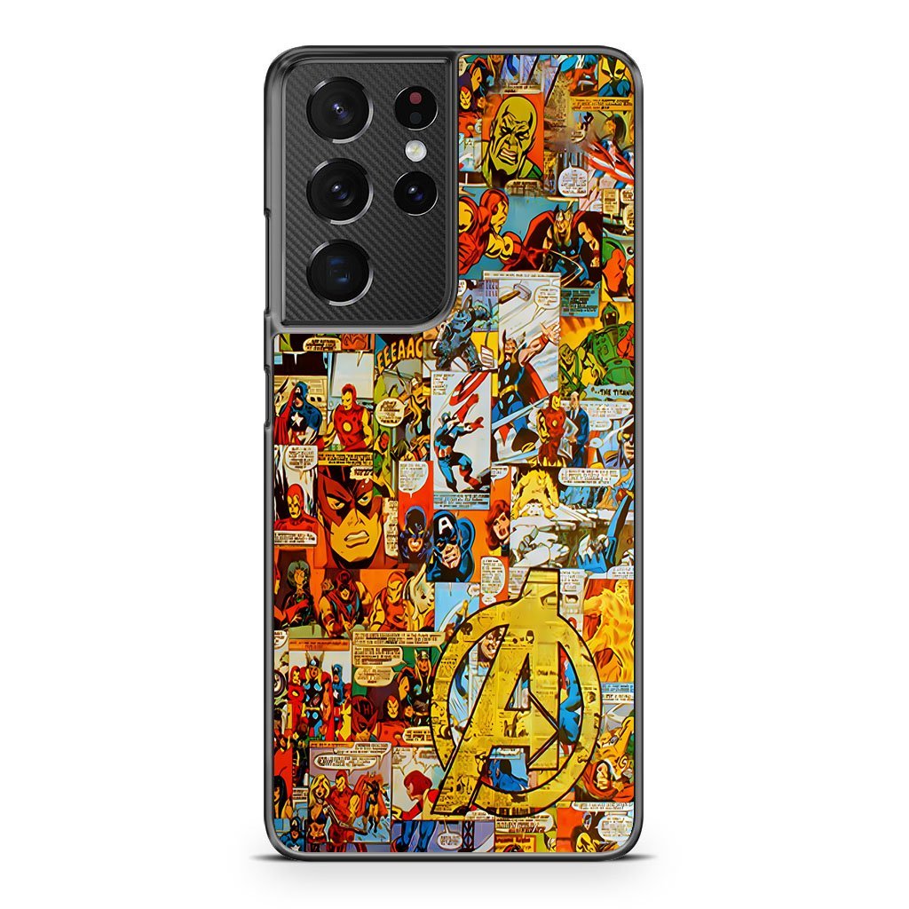 Avengers Comic Samsung Galaxy S21 / S21 Plus / S21 Ultra / S21 FE Case