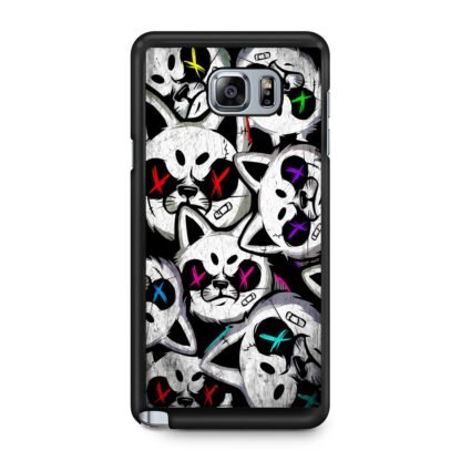 Bad Cat X Color Collage Samsung Galaxy Note 5 Case