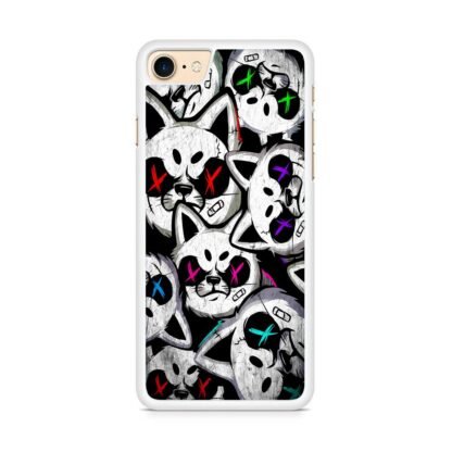 Bad Cat X Color Collage iPhone 7 / 8 / SE 2020 / SE 2022 Case - Image 2