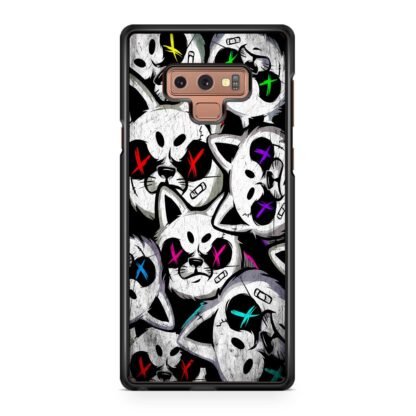 Bad Cat X Color Collage Samsung Galaxy Note 9 Case