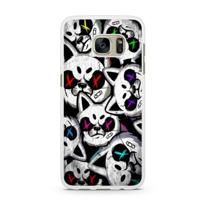 Bad Cat X Color Collage Samsung Galaxy S7 / S7 Edge Case - Image 2