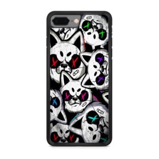 Bad Cat X Color Collage iPhone 7 Plus / 8 Plus Case