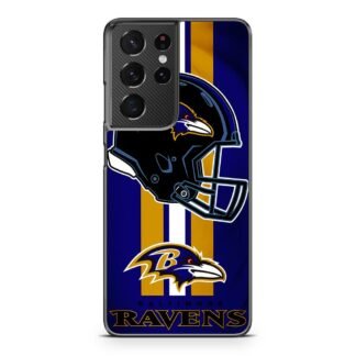 Baltimore Ravens Helmet NFL Logo Samsung Galaxy S21 / S21 Plus / S21 Ultra / S21 FE Case