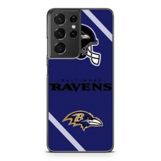 Baltimore Ravens NFL Logo Samsung Galaxy S21 / S21 Plus / S21 Ultra / S21 FE Case