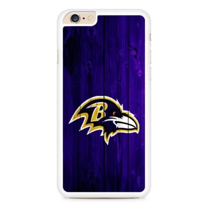 Baltimore Ravens Wood Logo iPhone 6 / 6S / 6 Plus / 6S Plus Case - Image 2