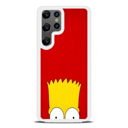 Bart Simpson Head Red Samsung Galaxy S25 / S25 Plus / S25 Ultra Case - Image 2