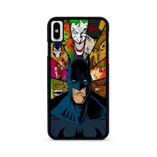Batman And The Villain iPhone X / XR / XS / XS Max Case