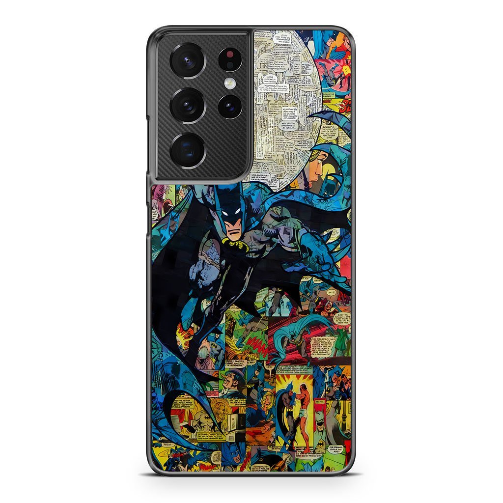 Batman Flying Comic Samsung Galaxy S21 / S21 Plus / S21 Ultra / S21 FE Case