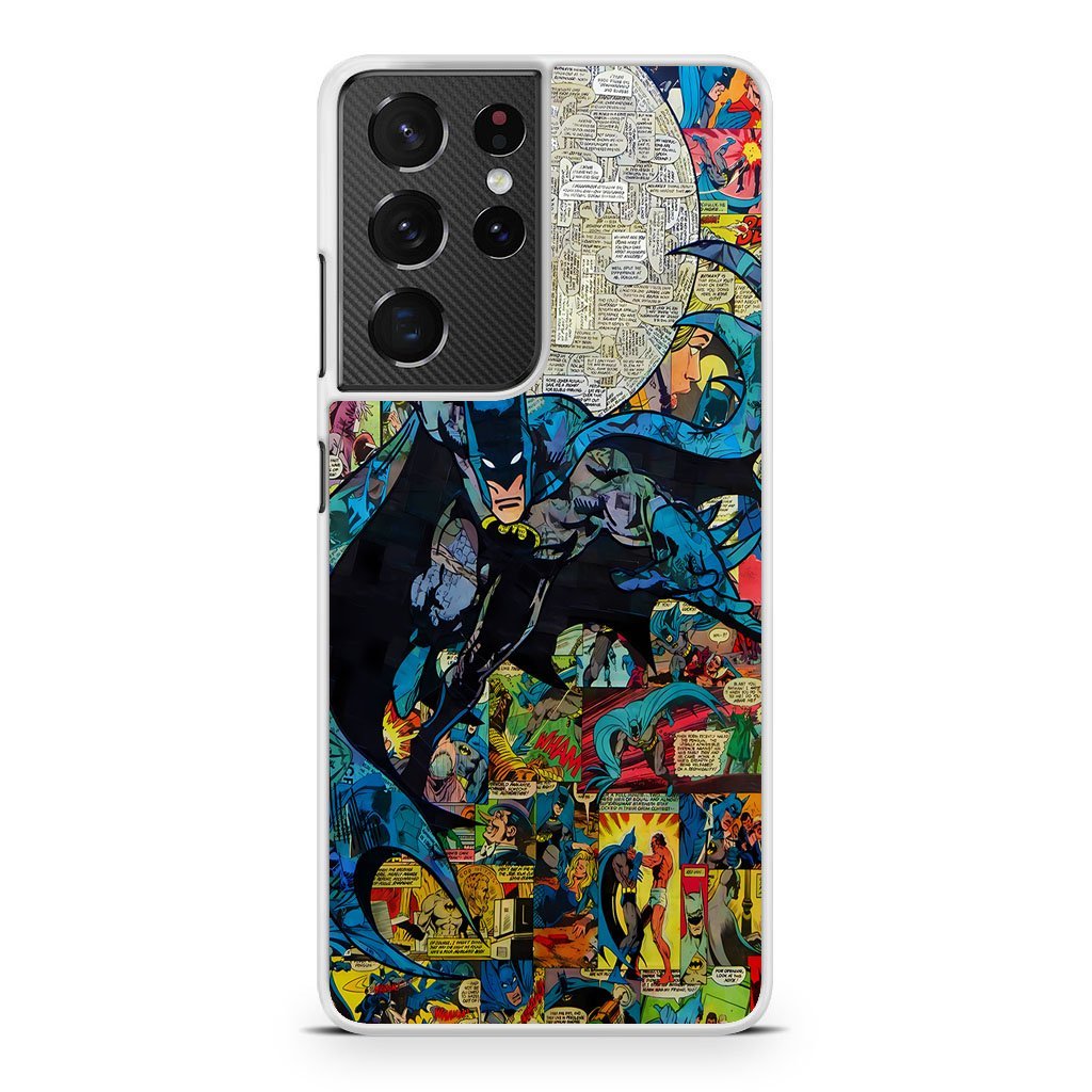 Batman Flying Comic Samsung Galaxy S21 / S21 Plus / S21 Ultra / S21 FE Case - Image 2