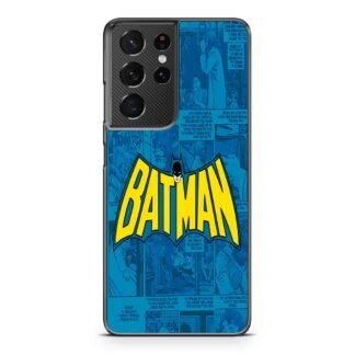 Batman Logo Comic Samsung Galaxy S21 / S21 Plus / S21 Ultra / S21 FE Case