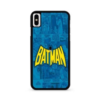 Batman Logo Comic iPhone X / XR / XS / XS Max Case