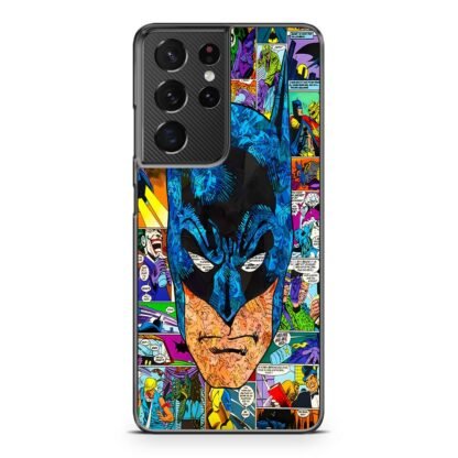 Batman Pop Head Comic Samsung Galaxy S21 / S21 Plus / S21 Ultra / S21 FE Case