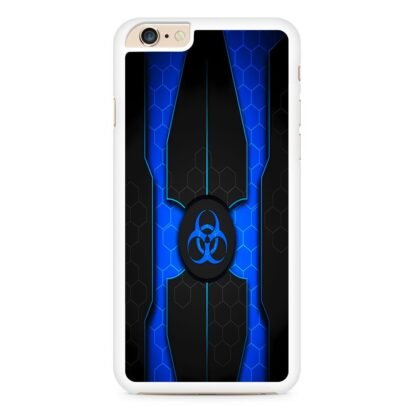 Biohazard Blue Pattern Cover iPhone 6 / 6S / 6 Plus / 6S Plus Case - Image 2