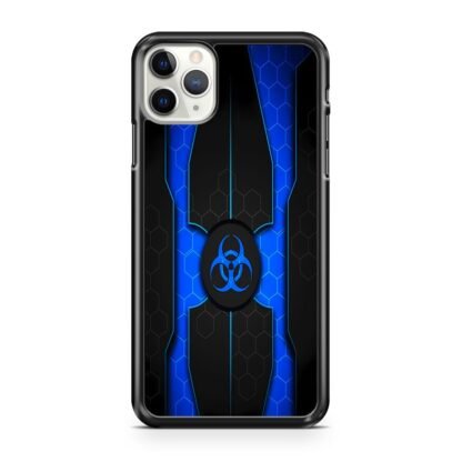 Biohazard Blue Pattern Cover iPhone 12 / 12 Pro / 12 Pro Max / 12 Mini Case