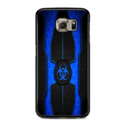 Biohazard Blue Pattern Cover Samsung Galaxy S6 / S6 Edge / S6 Edge Plus Case