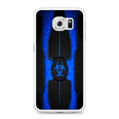 Biohazard Blue Pattern Cover Samsung Galaxy S6 / S6 Edge / S6 Edge Plus Case - Image 2