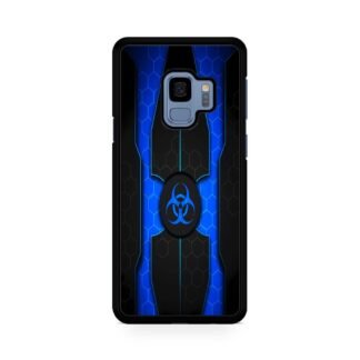 Biohazard Blue Pattern Cover Samsung Galaxy S9 / S9 Plus Case