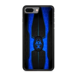 Biohazard Blue Pattern Cover iPhone 7 Plus / 8 Plus Case
