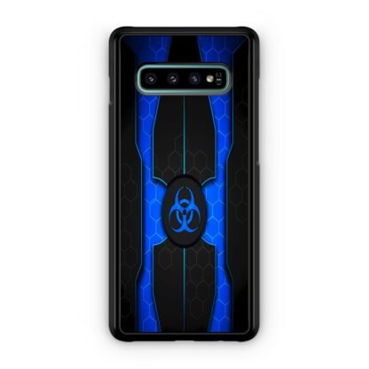 Biohazard Blue Pattern Cover Samsung Galaxy S10 / S10e / S10 Plus / S10 5G Case