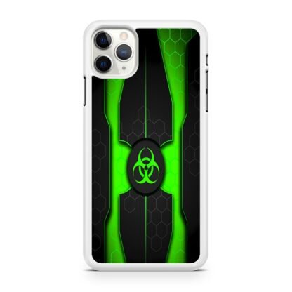 Biohazard Green Pattern Cover iPhone 12 / 12 Pro / 12 Pro Max / 12 Mini Case - Image 2