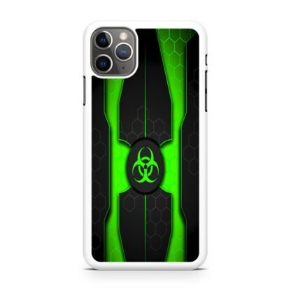 Biohazard Green Pattern Cover iPhone 14 / 14 Plus / 14 Pro / 14 Pro Max Case - Image 2