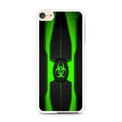 Biohazard Green Pattern Cover iPod Touch 6 / 7 Case - Image 2