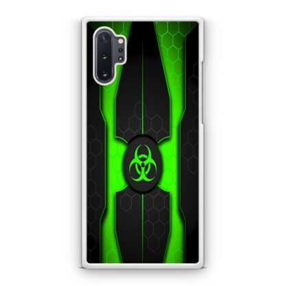 Biohazard Green Pattern Cover Samsung Galaxy Note 10 / Note 10 Plus Case - Image 2
