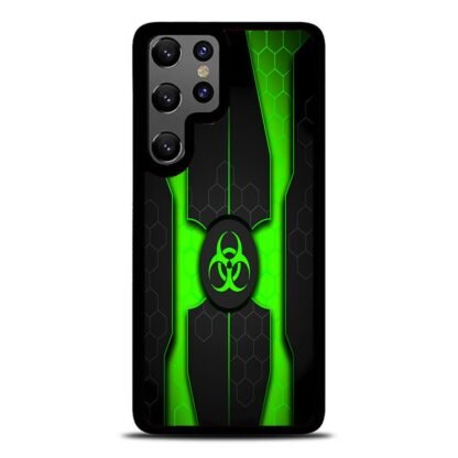 Biohazard Green Pattern Cover Samsung Galaxy S24 / S24 Plus / S24 Ultra / S24 FE Case