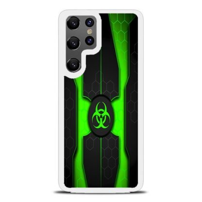 Biohazard Green Pattern Cover Samsung Galaxy S24 / S24 Plus / S24 Ultra / S24 FE Case - Image 2