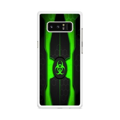 Biohazard Green Pattern Cover Samsung Galaxy Note 8 Case - Image 2