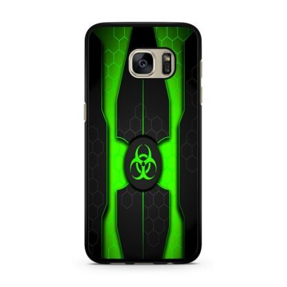 Biohazard Green Pattern Cover Samsung Galaxy S7 / S7 Edge Case