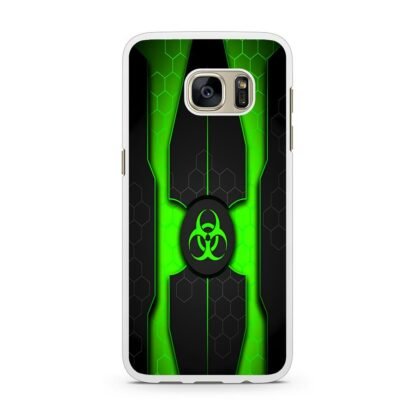 Biohazard Green Pattern Cover Samsung Galaxy S7 / S7 Edge Case - Image 2