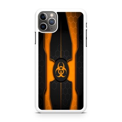 Biohazard Orange Pattern Cover iPhone 14 / 14 Plus / 14 Pro / 14 Pro Max Case - Image 2