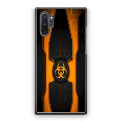 Biohazard Orange Pattern Cover Samsung Galaxy Note 10 / Note 10 Plus Case