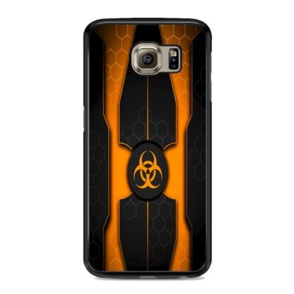 Biohazard Orange Pattern Cover Samsung Galaxy S6 / S6 Edge / S6 Edge Plus Case