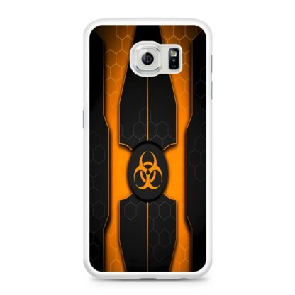 Biohazard Orange Pattern Cover Samsung Galaxy S6 / S6 Edge / S6 Edge Plus Case - Image 2